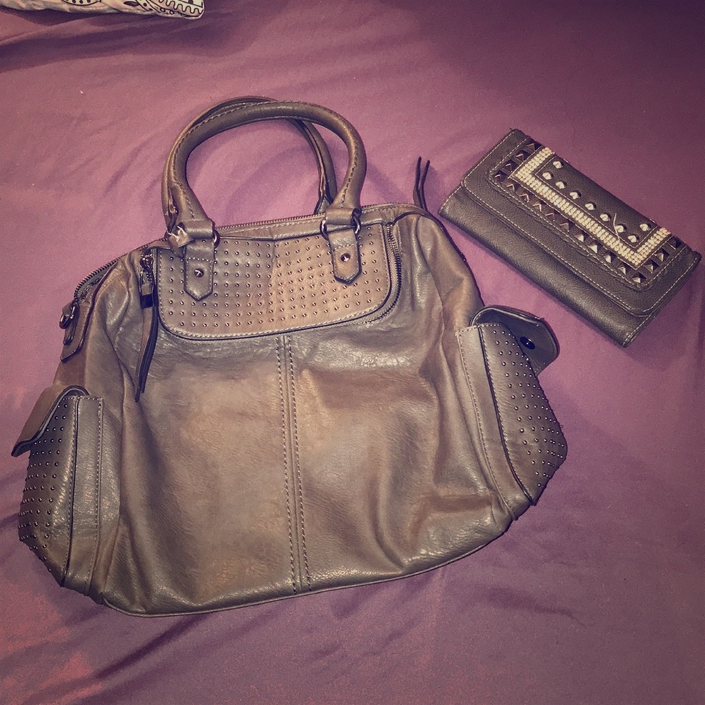 Torrid grey purse and grey wallet bundle
